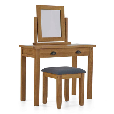 Broadway Oak Dressing Table Set