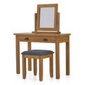 Broadway Oak Dressing Table Set