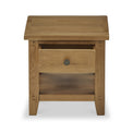 Broadway Oak Lamp Table with Drawer