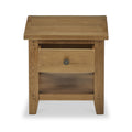 Broadway Oak Lamp Table with Drawer