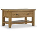 Broadway Oak Small Coffee Table from Roseland Furniture