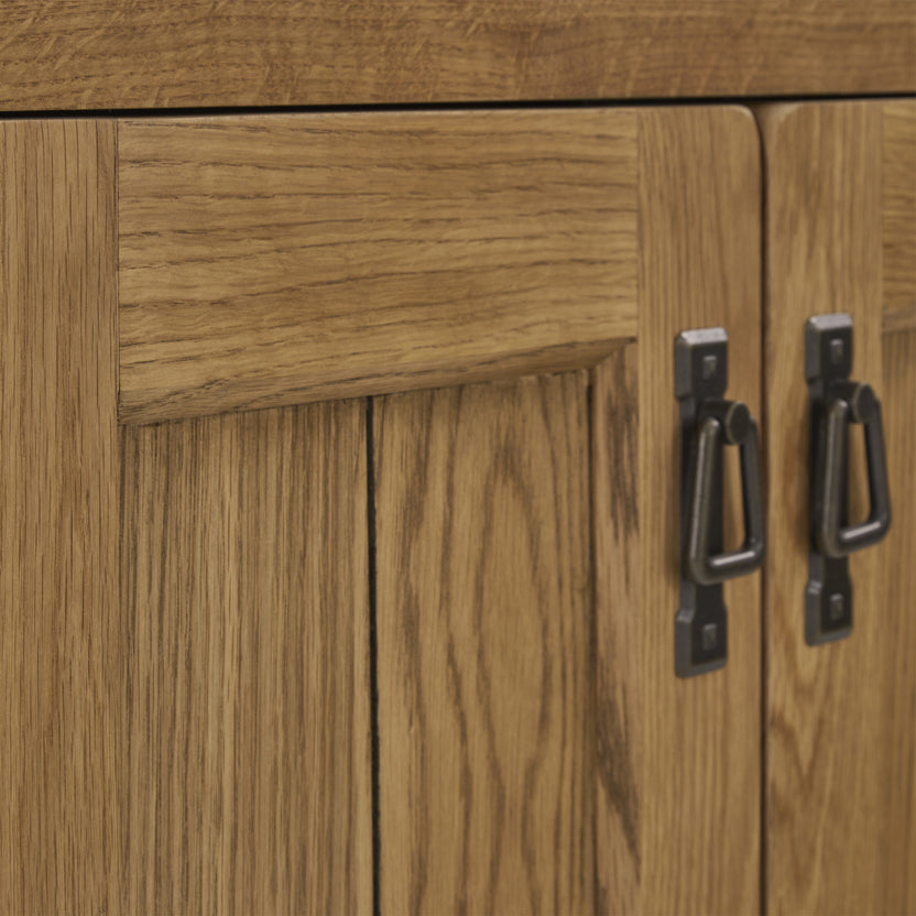 Broadway Oak Mini Sideboard with Top Drawer Roseland Roseland Furniture