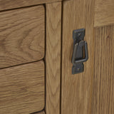 Broadway Oak Extra Large Sideboard Storage Cabinet
