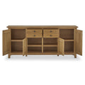 Broadway Oak Extra Large Sideboard Storage Cabinet