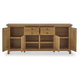 Broadway Oak Extra Large Sideboard Storage Cabinet