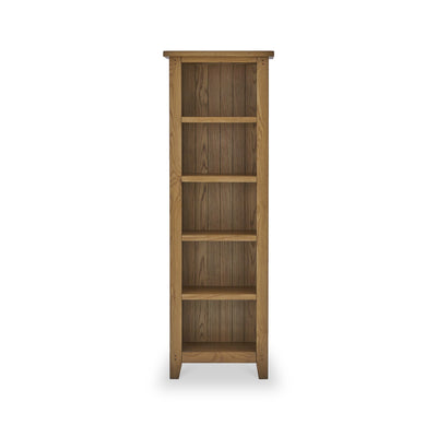 Broadway Oak Slim Bookcase