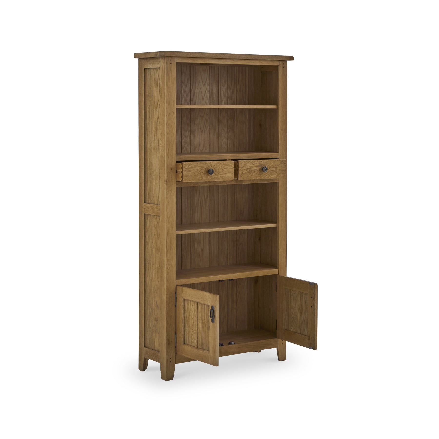 Broadway Oak Display Bookcase