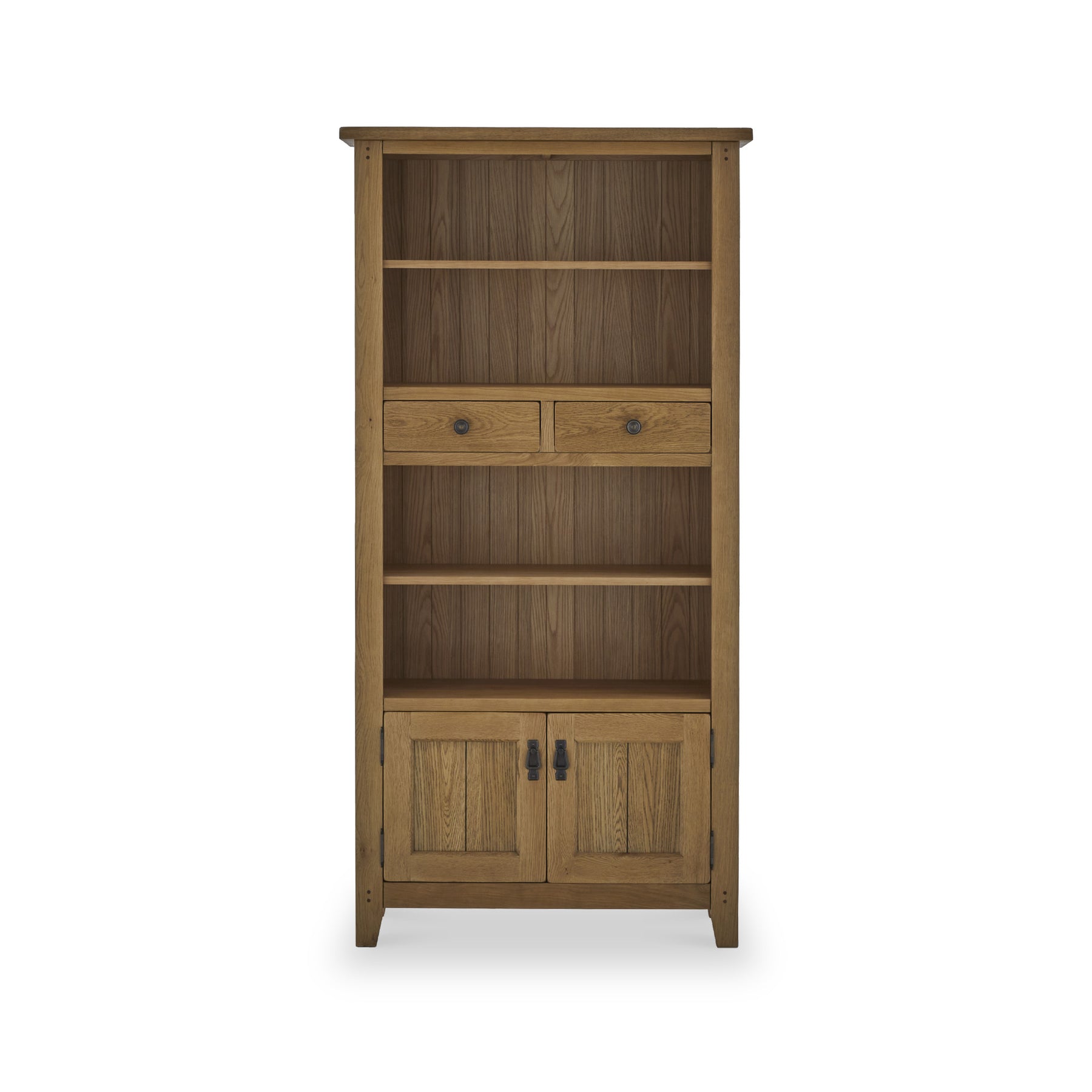 Broadway Oak Display Stand & Bookcase