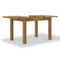 Broadway Oak Compact Butterfly Extending Dining Table 