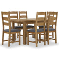 Broadway Oak Compact Butterfly Extending Dining Table 