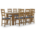 Broadway Oak Large Butterfly Extending Dining Table