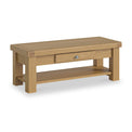 Portland Oak 1 Drawer Coffee Table from Roseland Furniture