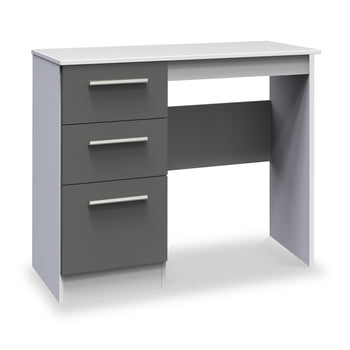 Blakely Grey and White 3 Drawer Dressing Table