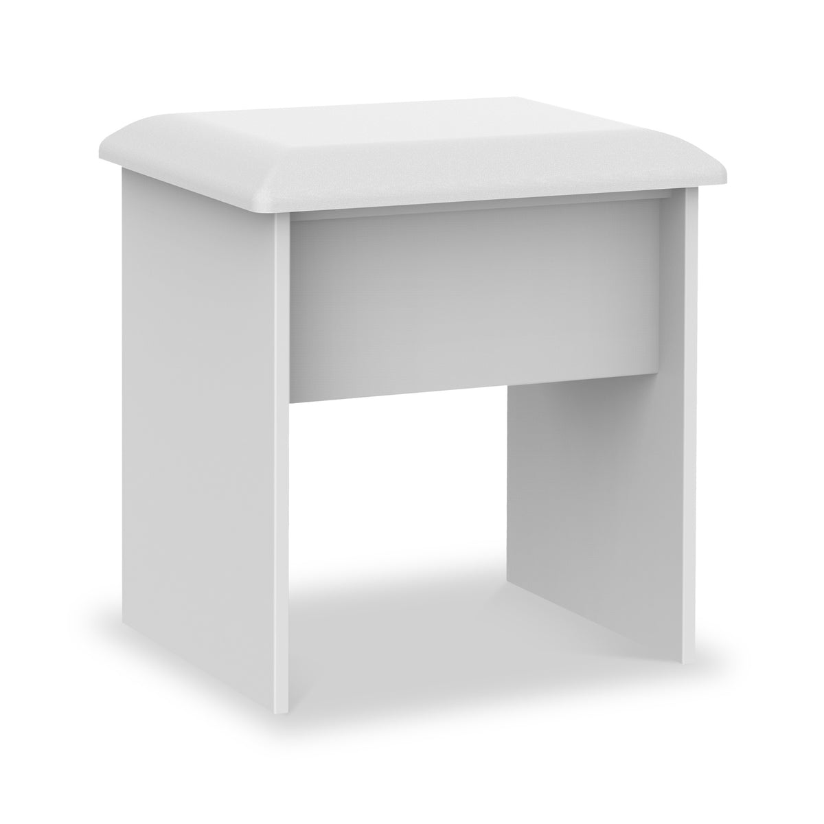 Blakely Grey and White Dressing Table Set Stool