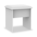 Blakely Grey and White Dressing Table Set Stool