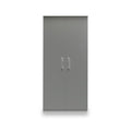 Blakely Grey and White 2 Door Wardrobe