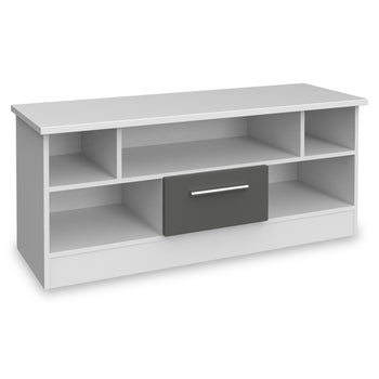 Blakely Grey and White 1 Drawer TV Unit