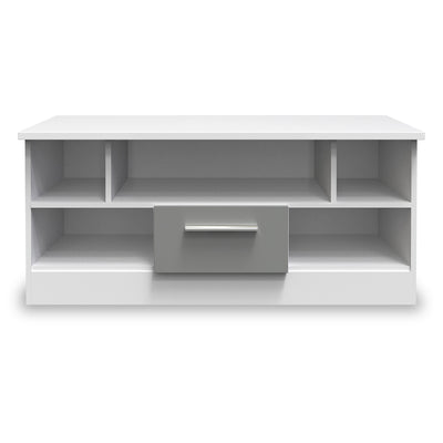 Blakely Grey and White 1 Drawer TV Unit