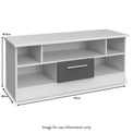 Blakely Grey and White 1 Drawer TV Unit