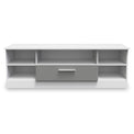 Blakely Grey and White Wide 1 Drawer TV Unit