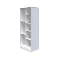 Blakely Grey and White Tall Shelving Unit