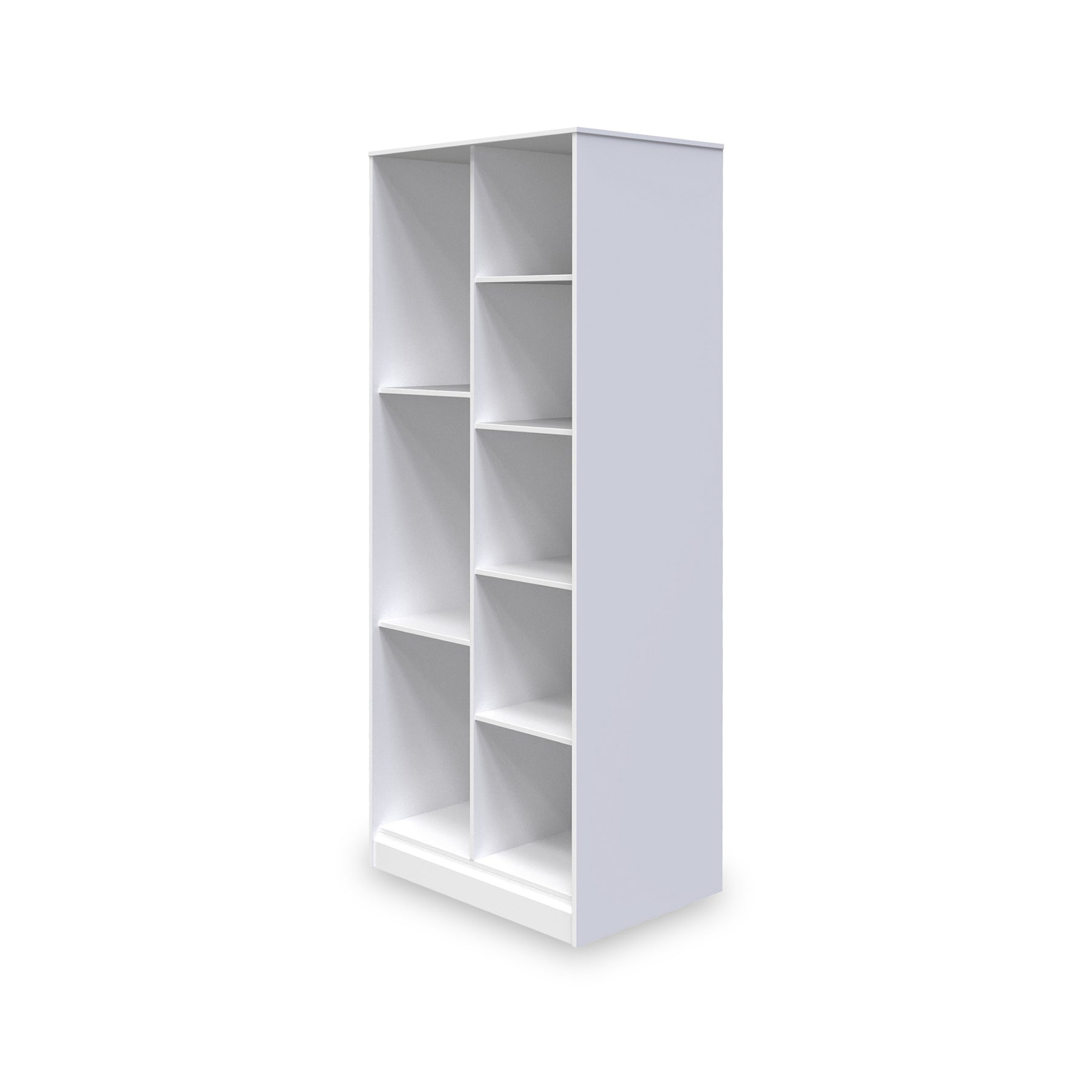 Blakely Grey and White Tall Shelving Unit
