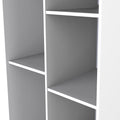 Blakely Grey and White Tall Shelving Unit