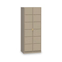 Harlow Taupe 2 Door Panelled Wardrobe from Roseland