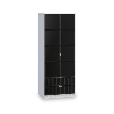 Harlow 2 Door 2 Drawer Panelled Wardrobe