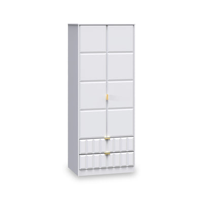 Harlow 2 Door 2 Drawer Panelled Wardrobe