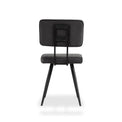 Flynn Dining Chair - Dark Grey Velvet