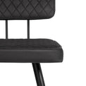 Flynn Dining Chair - Dark Grey Velvet