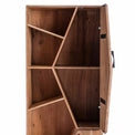 Yavin Acacia Bookcase with slanted shelves