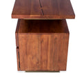 Naboo Writing Desk close up of acacia wood