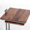 Nyle Acacia & Metal Nest of Tables
