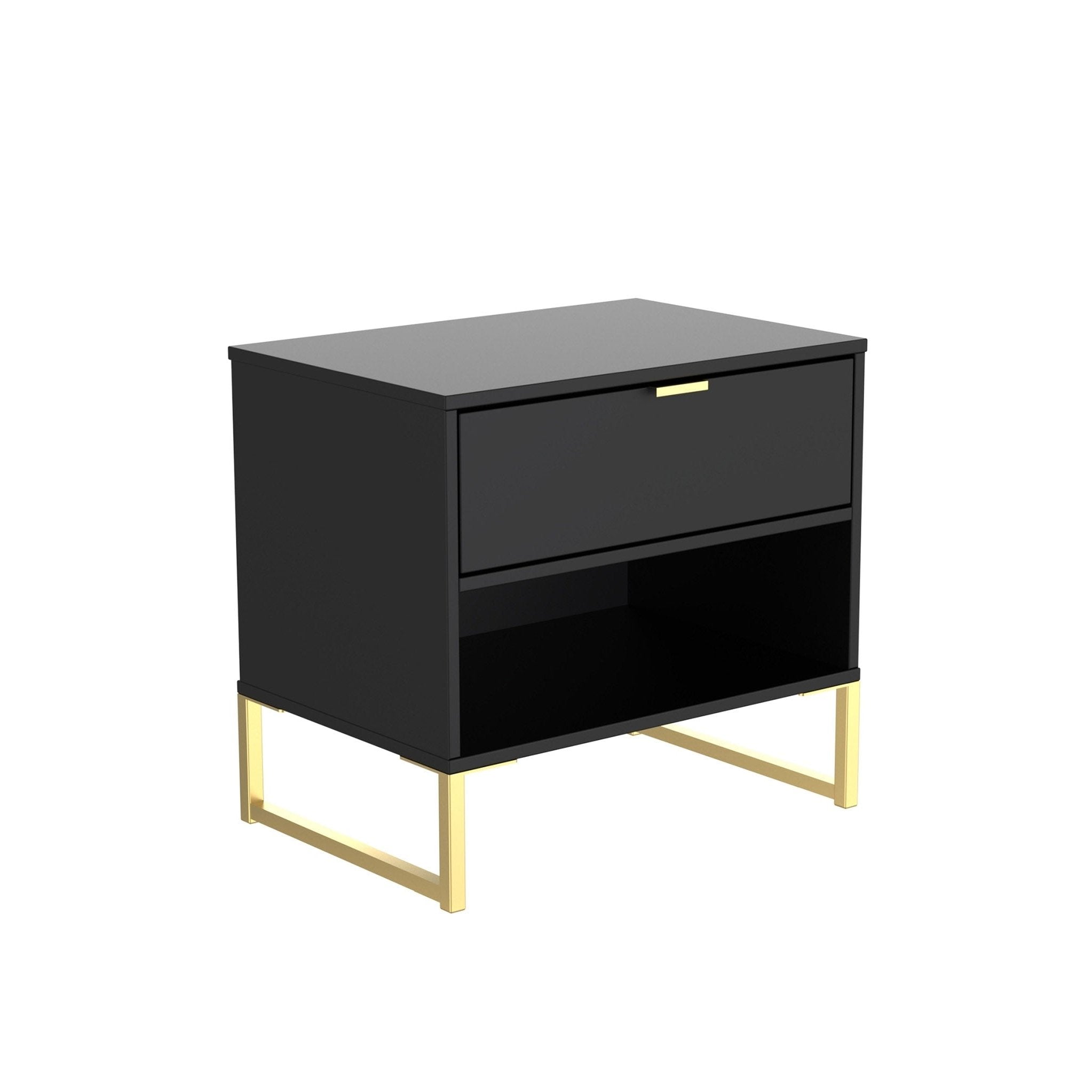 Hudson 1 Drawer with Open Shelf Side Table