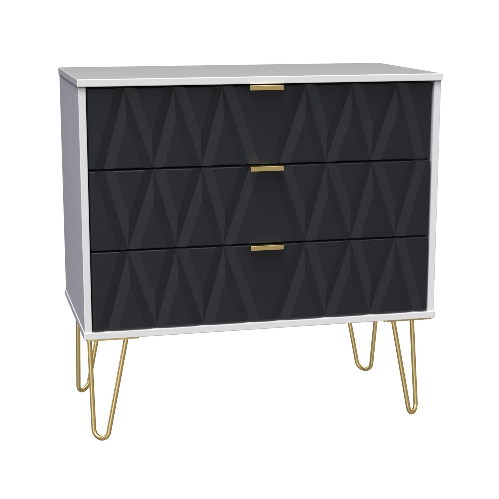 Gold and on sale wood dresser