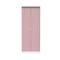 Geo white and pink 2 door double wardrobe from roseland