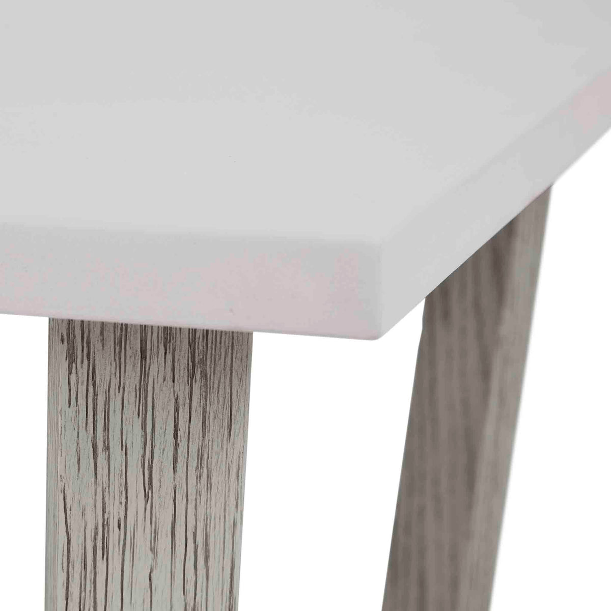 close up of the concrete effect Epsom Rectangular Coffee Table