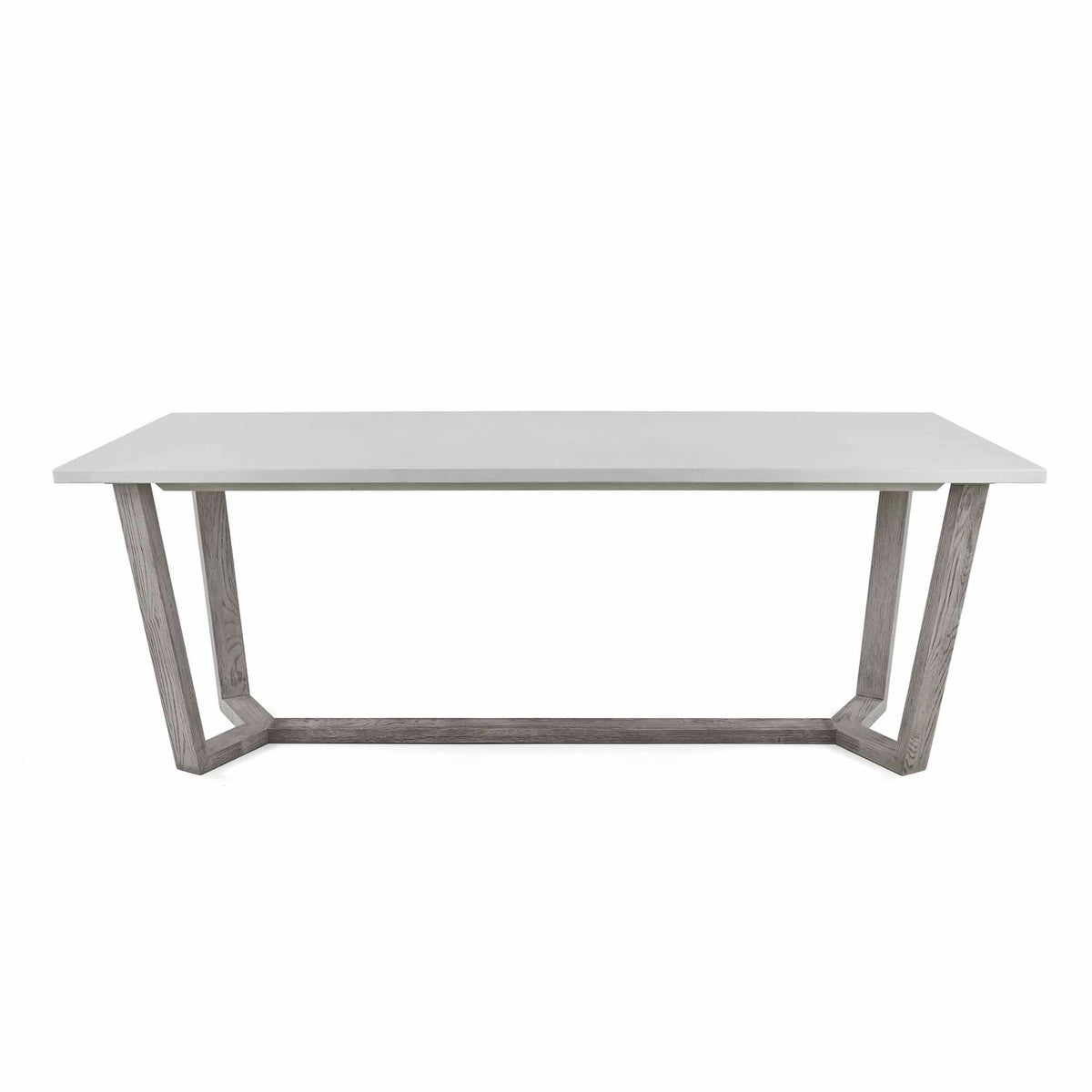 front view of the Epsom 210cm Rectangular Dining Table