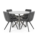 4 Person Epsom 110cm Round Dining Table 