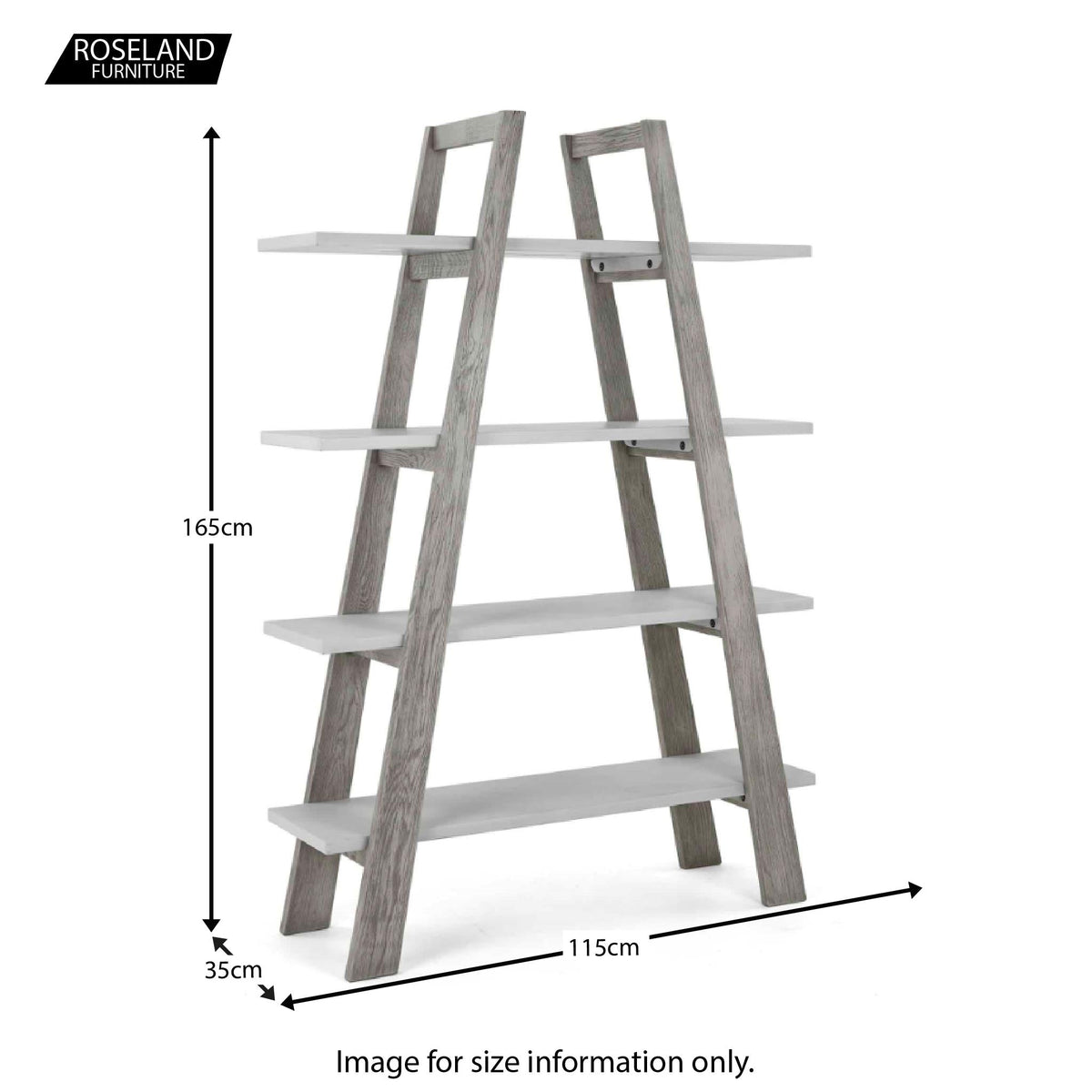 Epsom Ladder Bookcase - Size Guide