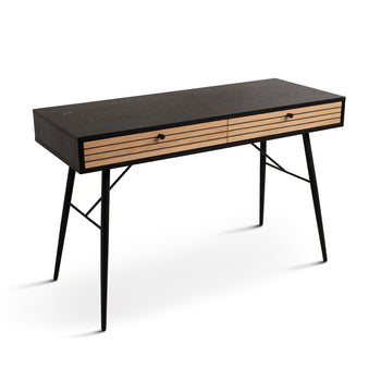 Koble Anders Smart Desk  Oak and Black with Wireless Charging