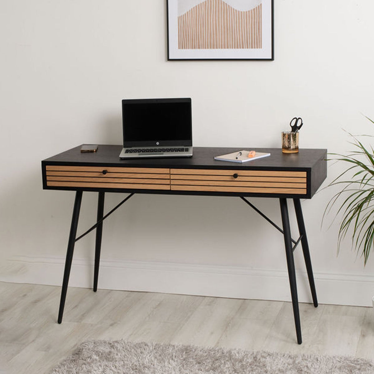 Anders Wireless Smart Office Desk for Work From Home Laptop Computer Lifestyle