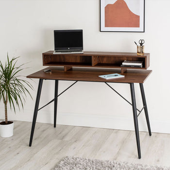 Koble Axel Smart Desk Walnut with Wireless Charging