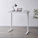Lana White Wireless Smart Office Desk with adjustable height