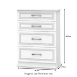 Killgarth 4 drawer deep chest dimensions