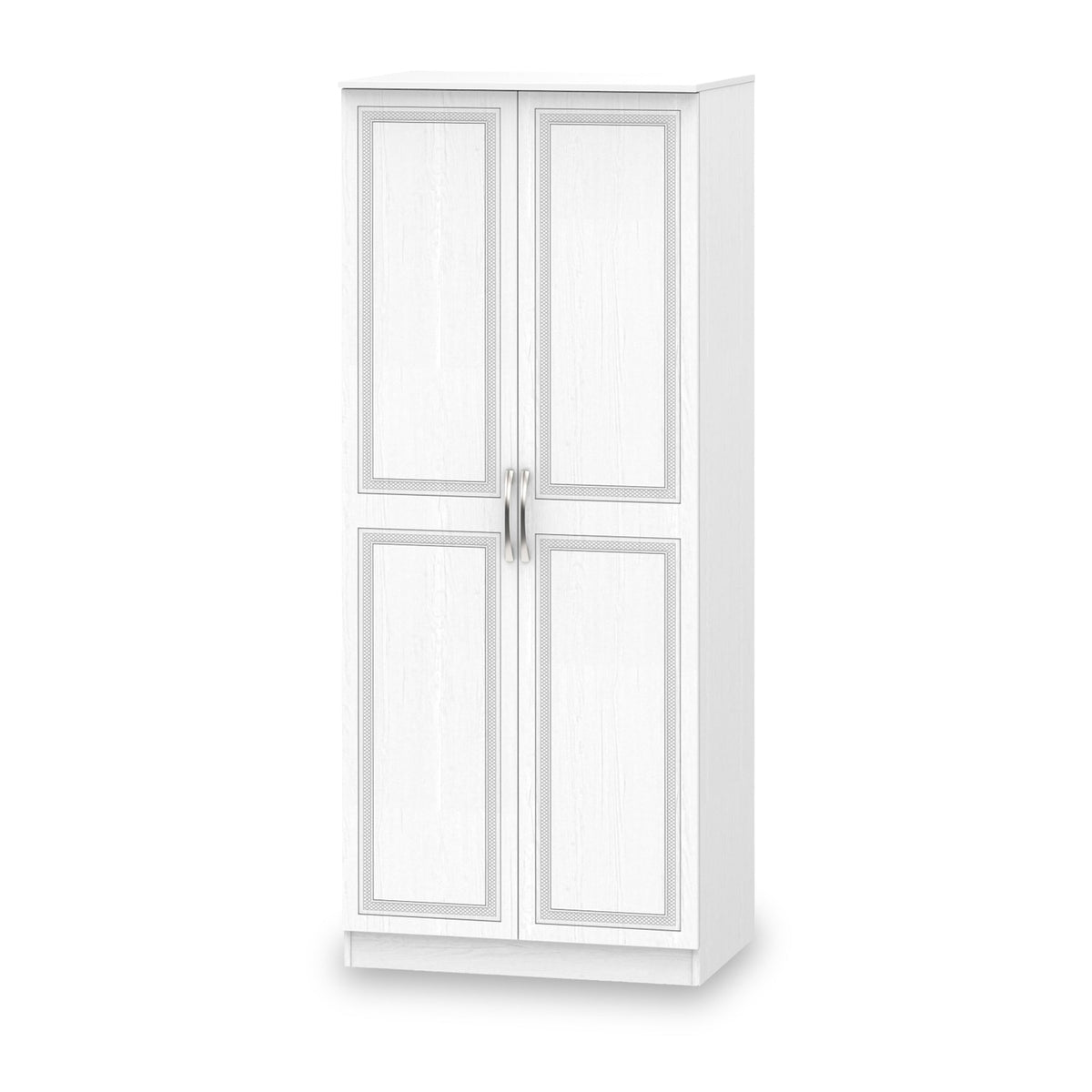 Killgarth White 2 Door Double Wardrobe from Roseland Furniture