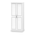 Killgarth White 2 Door Double Wardrobe from Roseland Furniture