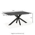 Harlow 140cm Ceramic Dining Table